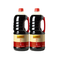 【免邮】李锦记 锦珍生抽1650ml*2 瓶装生抽酿造酱油 优质大豆，酿造豉香好酱油，酱油 调味品 厨房调料