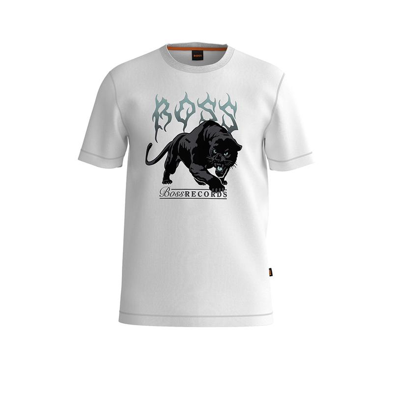 HUGO BOSS男款简约纯色T恤透气舒适休闲基础款高清大图