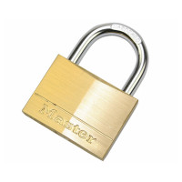 玛斯特锁 MASTER LOCK 9mm锁钩,30mm锁钩净高,5弹子60mm宽铜挂锁