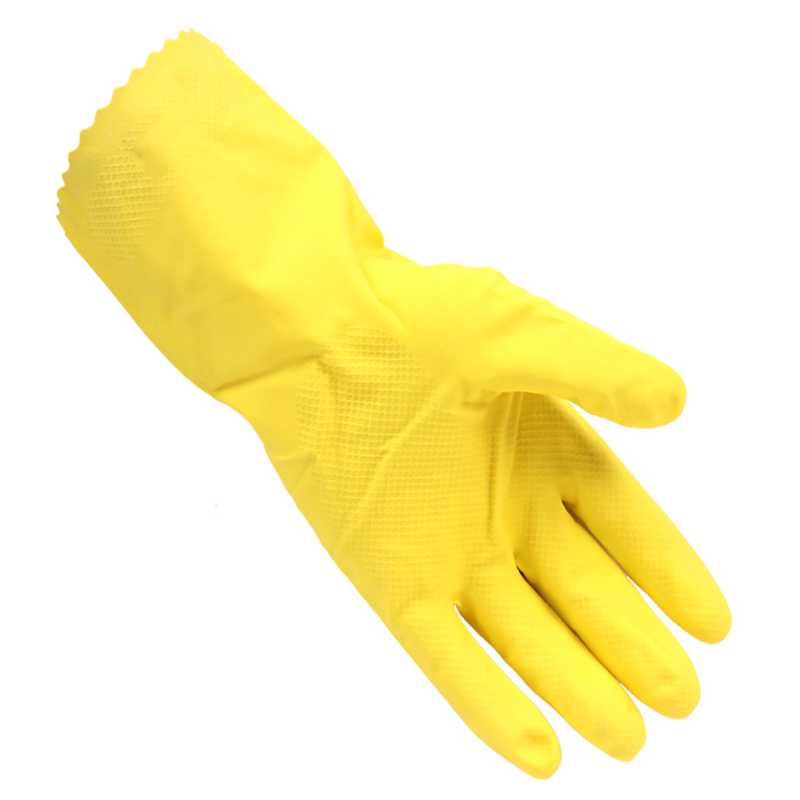 ANSELL/安思尔 高级黄色天然橡胶手套 87-650 S-L (单位:副)