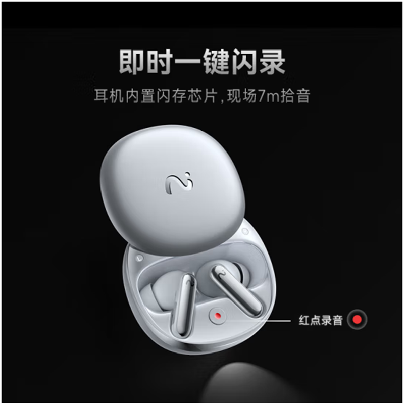 沃品 智能录音笔nano耳机+无线蓝牙耳机会议狗套装高清大图