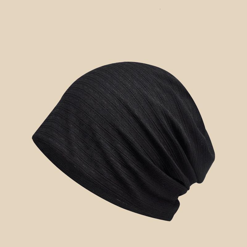 月子帽H25090103 黑色 均码（56-58cm）有弹性