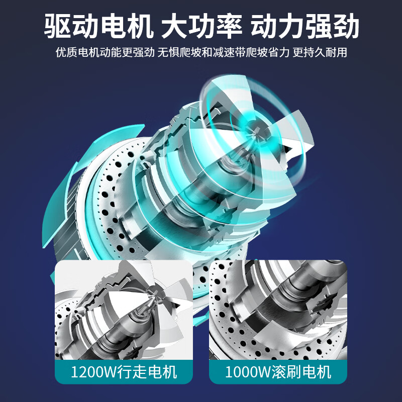 亚伯兰YBL-A2300DL锂电款全封闭驾驶式扫地车车间电动扫地机工业环卫清扫车配雾炮和高压水枪 清扫宽2.3米高清大图