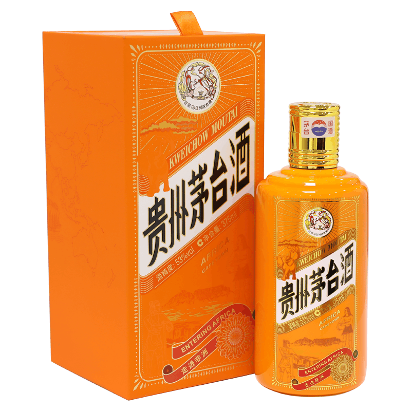 贵州茅台酒53度走进非洲375ml 酱香型白酒【价格图片品牌报价】-苏宁易购