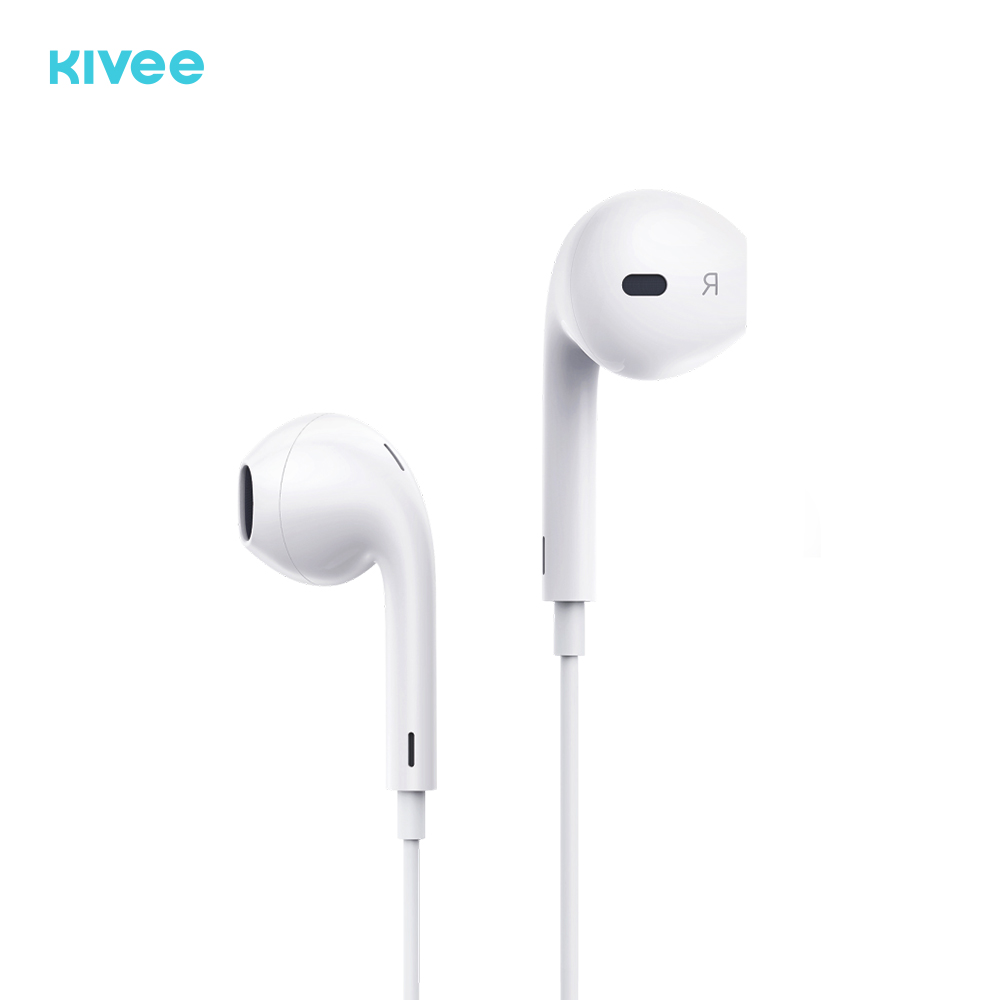 kivee可逸typec耳机线控带麦半入耳适用华为nova8pro 7 P30 小米11 vivox60 z1oppo