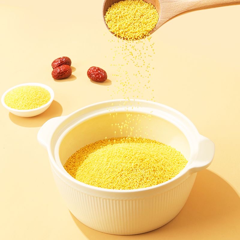 崟露黄小米500克袋高清大图