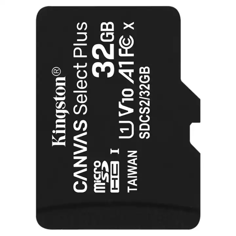 Kingston金士顿32GB手机内存卡CLASSS 10高速监控 (Micro SD行车记录仪存储TF卡100MB/S