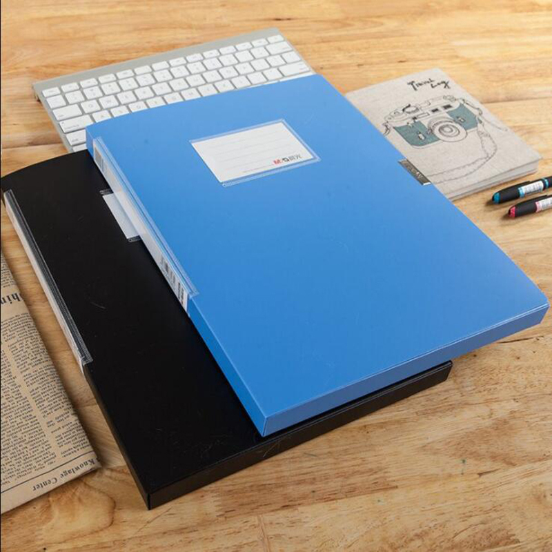 晨光(M&G)ADM94812 档案盒 经济型20mm(蓝) 5个装高清大图