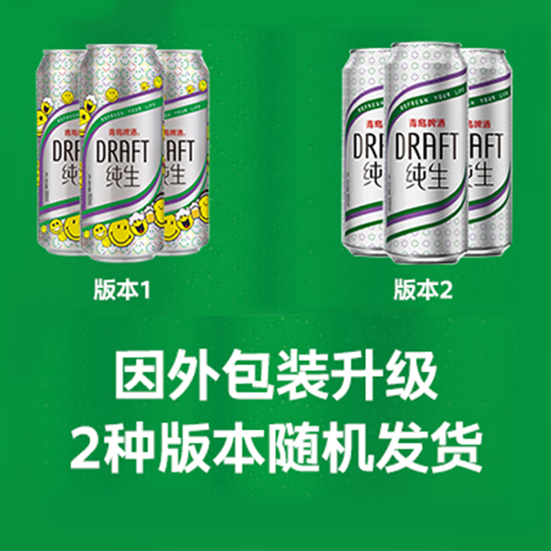 青岛啤酒 纯生500ml*12罐