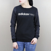 Adidas/阿迪达斯 女装运动休闲圆领针织保暖常规款卫衣套头衫CW5189