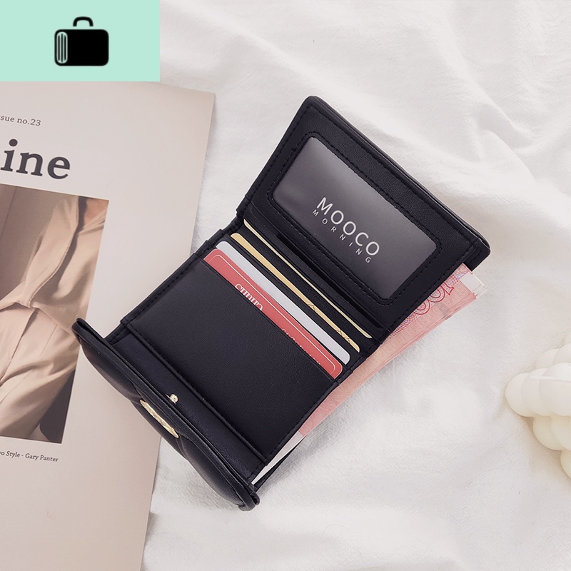 皮钱包女短款2020新款简约性冷淡复古ins潮小巧迷你折叠小皮NEW LAKE高清大图