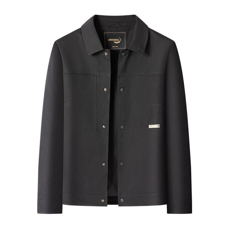 鳄鱼恤CROCODILE 中青年男士商务简约休闲外套夹克图片