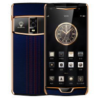 克里特(KRETA)ONE 高端轻奢商务特色手机 全网通4G 双卡双摄 AI智能助理 6+128G 小牛皮 午夜蓝