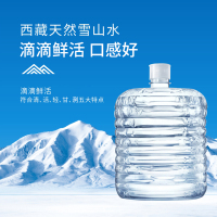 卓玛泉 西藏雪山天然水 弱碱性天然水 家庭饮用水 一次性软桶装12L常温饮水机