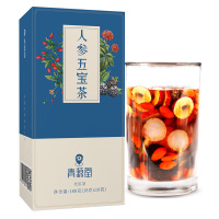 青源堂牌 人参五宝茶180克玛咖黄精枸杞茶红枣桑葚干八宝茶 人参五宝茶 180克