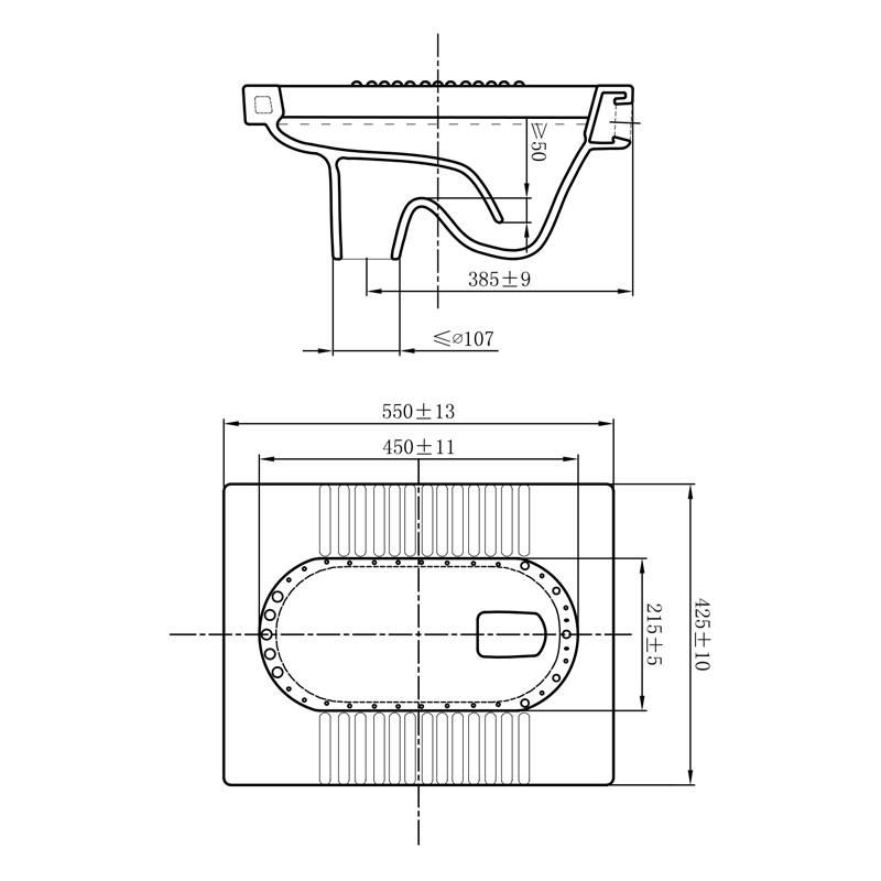 九牧卫浴官方旗舰蹲便器蹲坑式存水弯蹲厕便池防臭蹲便器套装