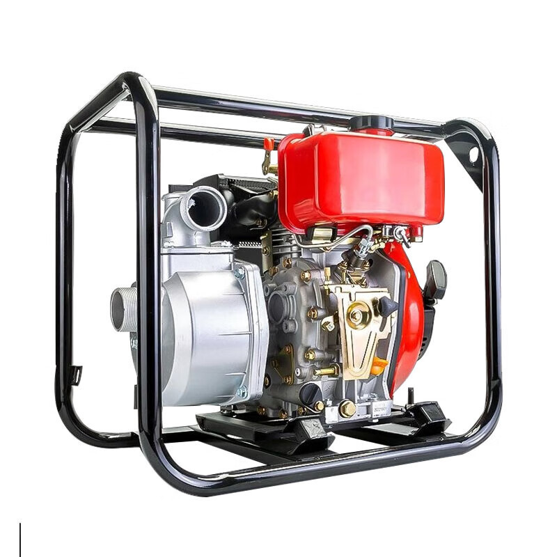 重虎农家用排水灌溉高扬程髙压自吸泵大流量功率 4.0KW 柴油机3寸抽水泵