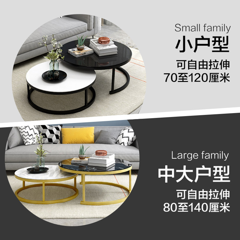 欧若凡茶几xml 0430 欧若凡大理石纹轻奢客厅茶几网红风格创意简约小户型钢化玻璃圆茶几组合 价格图片品牌报价 苏宁易购欧若凡家具旗舰店