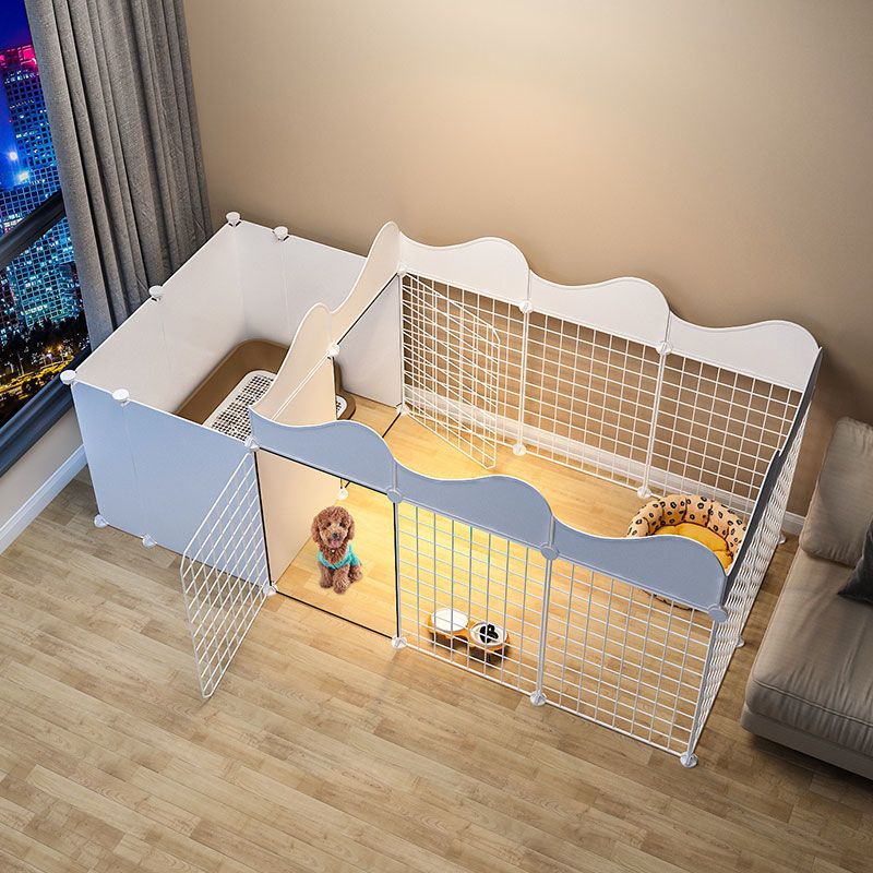 单独厕所训练区 宠物围栏狗狗隔离自由组合室内小型犬狗窝带厕所区