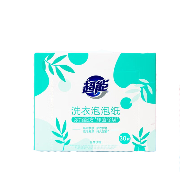 超能 洗衣泡泡纸(NG) 30片