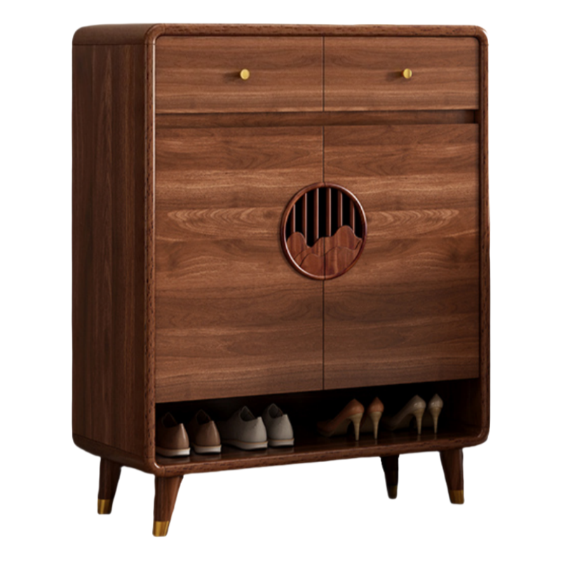 实木鞋柜高清大图