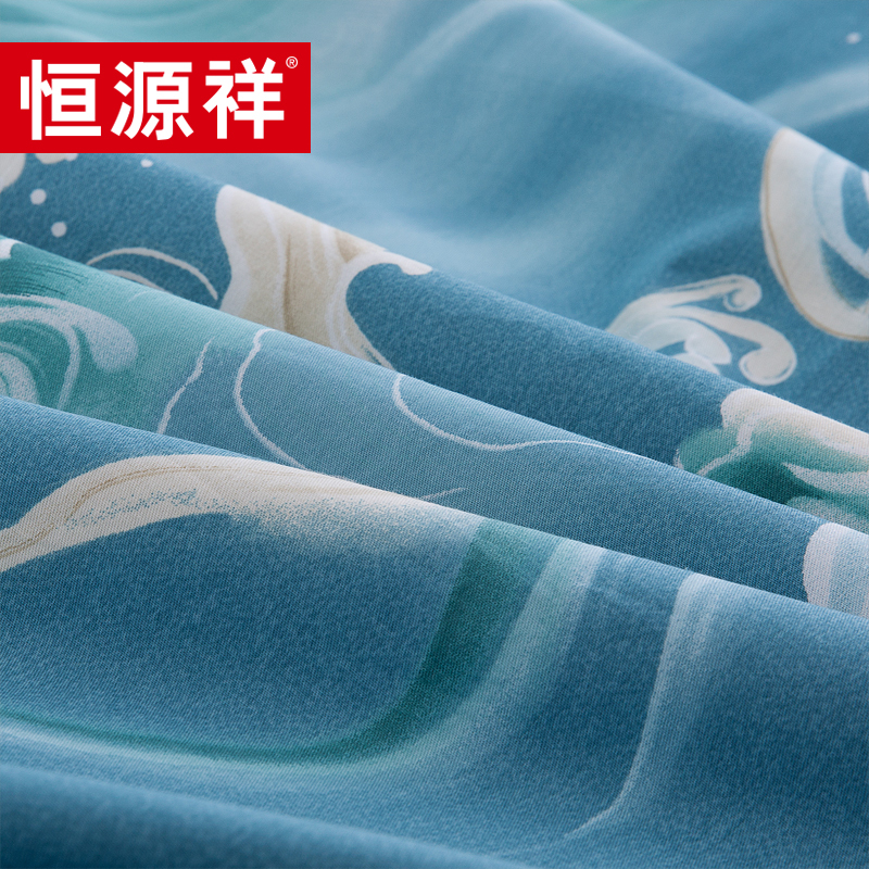 恒源祥TBK2018 200*230cm 流年盛世全棉四件套 单位:套高清大图