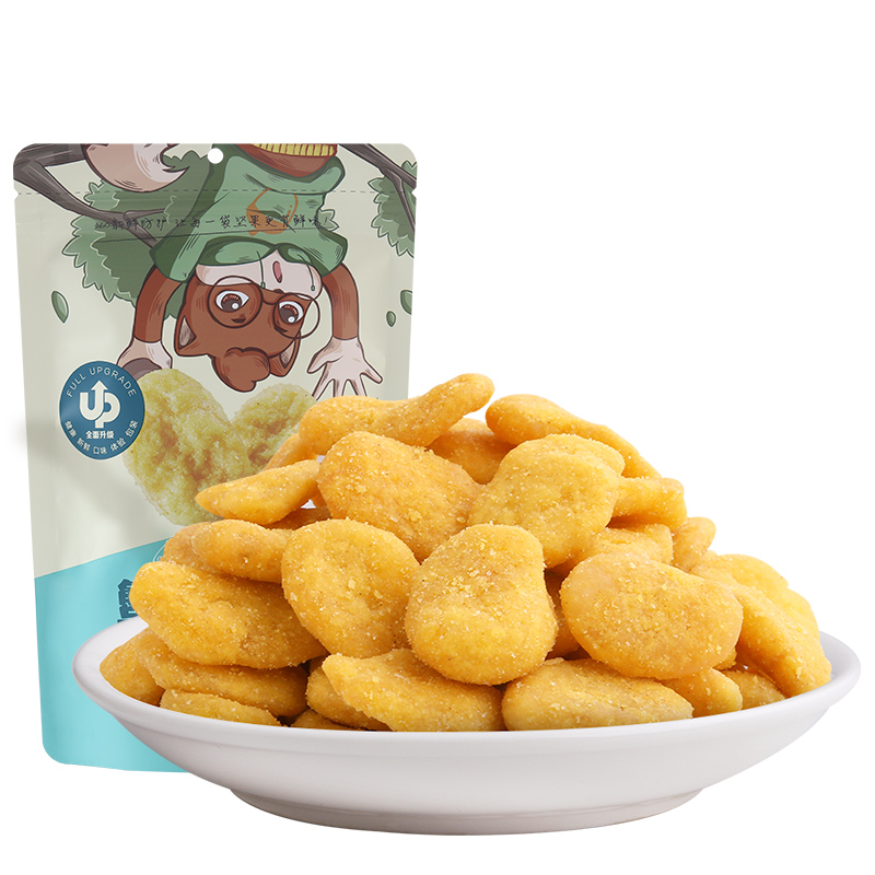 三只松鼠(threesquirrels) 蟹香蚕豆205g 单包装