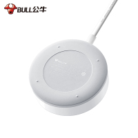 公牛(bull)GN-R2220 全长1.8米延长线插座2位2孔+2位5孔 圆盘圆形插座/接线板/排插/拖线板/插排白色