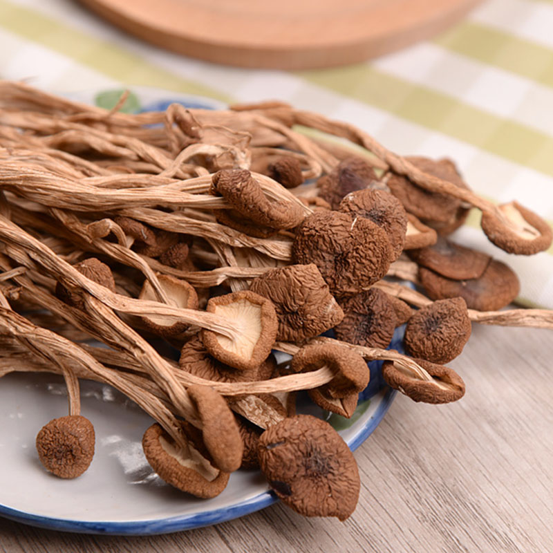 绿帝 茶树菇100g 鲜嫩 不开伞 食用菌菇 南北干货 火锅 煲汤食材高清大图