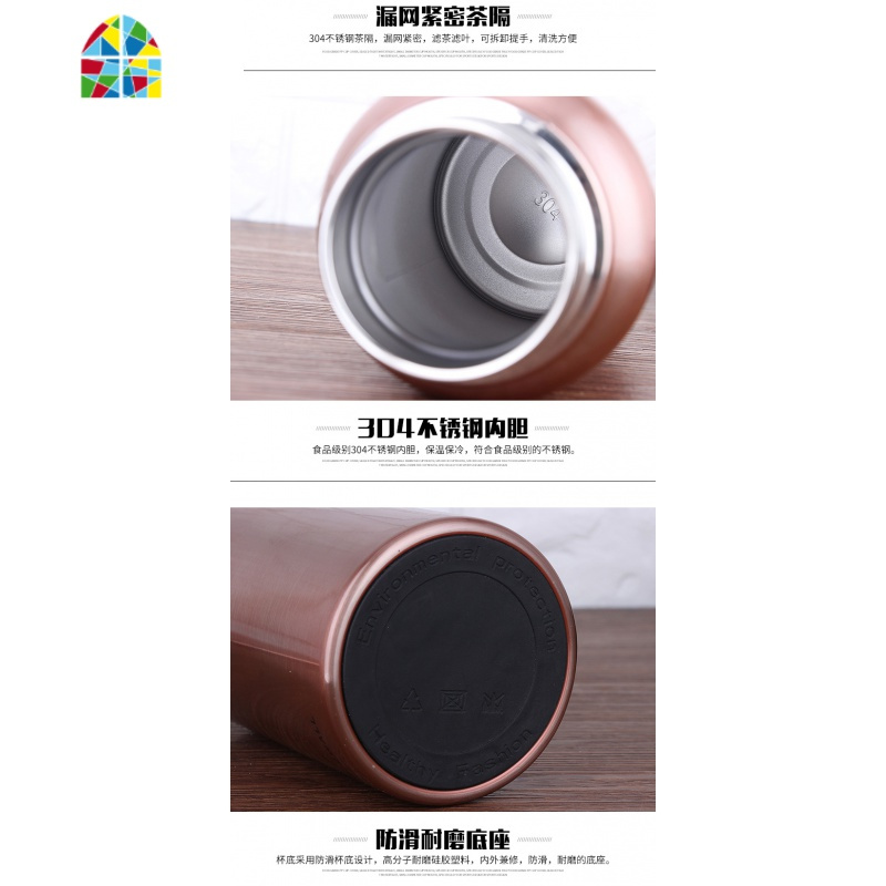户外便携车载水壶1500ml大容量304登山保温杯