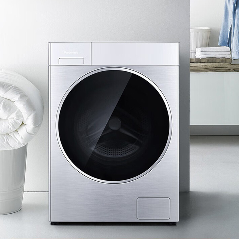 预售 松下(panasonic)xqg100-l188全自动滚筒洗衣机高温光动银除菌