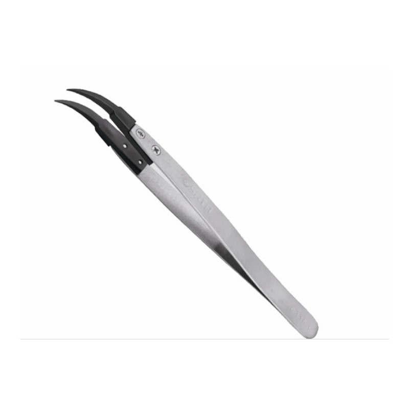 世达 SATA 3162 防静电宽头镊子130MM