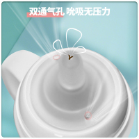 2个装离乳吸管水嘴(适合8个月以上)新生婴儿适配贝亲奶瓶防胀气5cm奶瓶通用宝宝