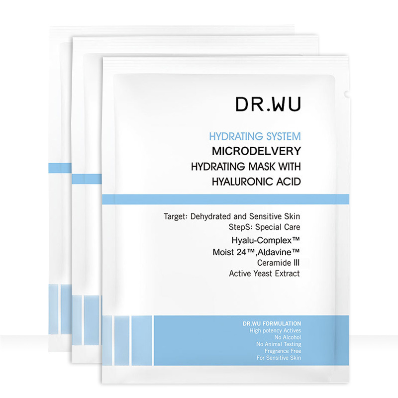 DR.WU达尔肤玻尿酸保湿面膜3pcs