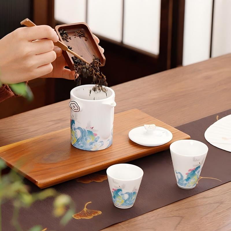 八方礼 八方礼 BFL2024-7 指日东升旅行茶具 简约大方古风雅韵中式茶具高清大图