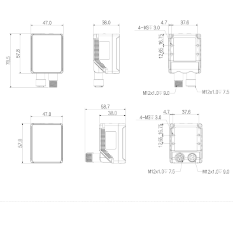 华睿科技 4000系列130万像素彩色视觉传感器 SS4013CG-12M-WGG01 货期2周高清大图