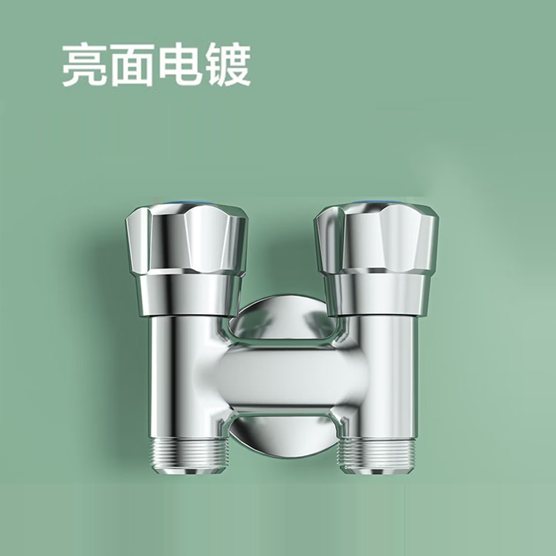 九牧(JOMOO)角阀洗衣机水龙头脱落止水止逆阀厨卫配件快开水龙头加厚三角阀74090/74092高清大图