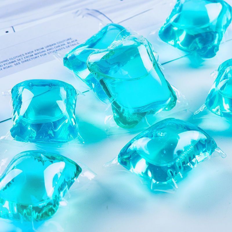 留香浓缩清洁神器去污杀菌家用洗衣持久洗衣液衣物洗衣神器|海蓝之谜(蓝色) 40颗[实惠装][热卖]