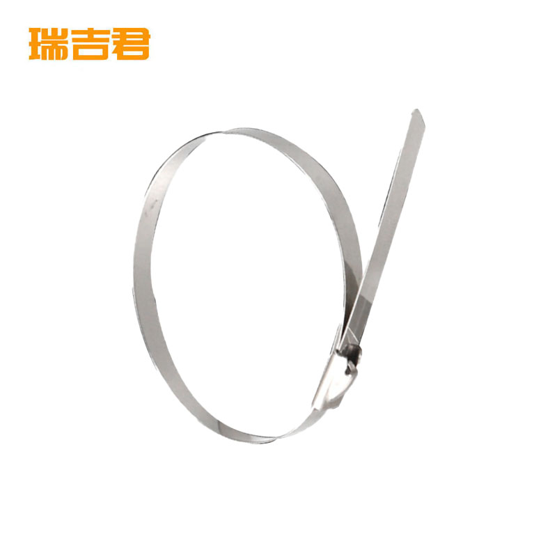 瑞吉君 304不锈钢扎带 12*800mm 50支 包高清大图