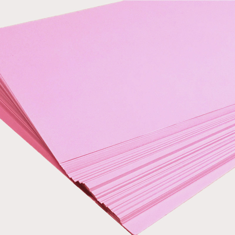 奥驰 卡纸160g粉红色 A4 100张/包高清大图