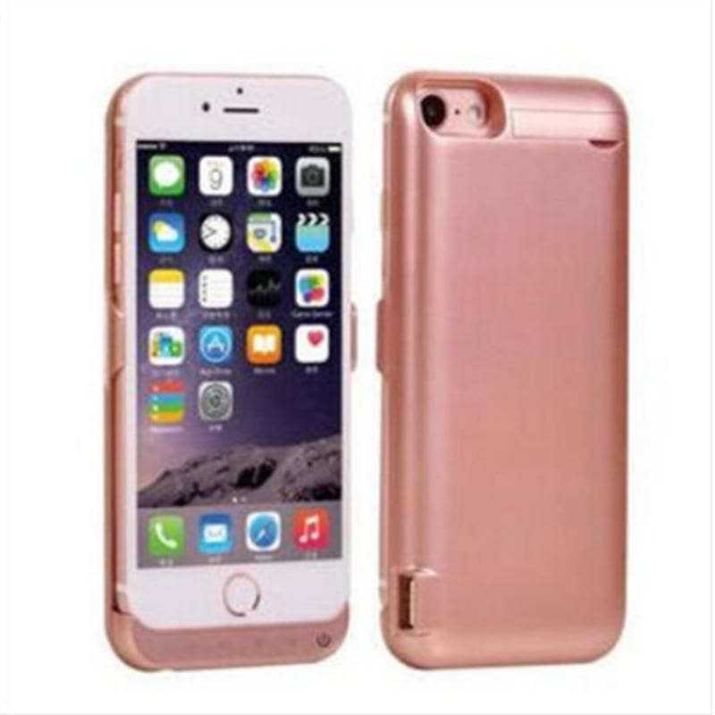 Apple 苹果 iPhone6SP/6P/7P/8P手机5.5寸充电宝背夹移动电源8000毫安 磨砂黑图片