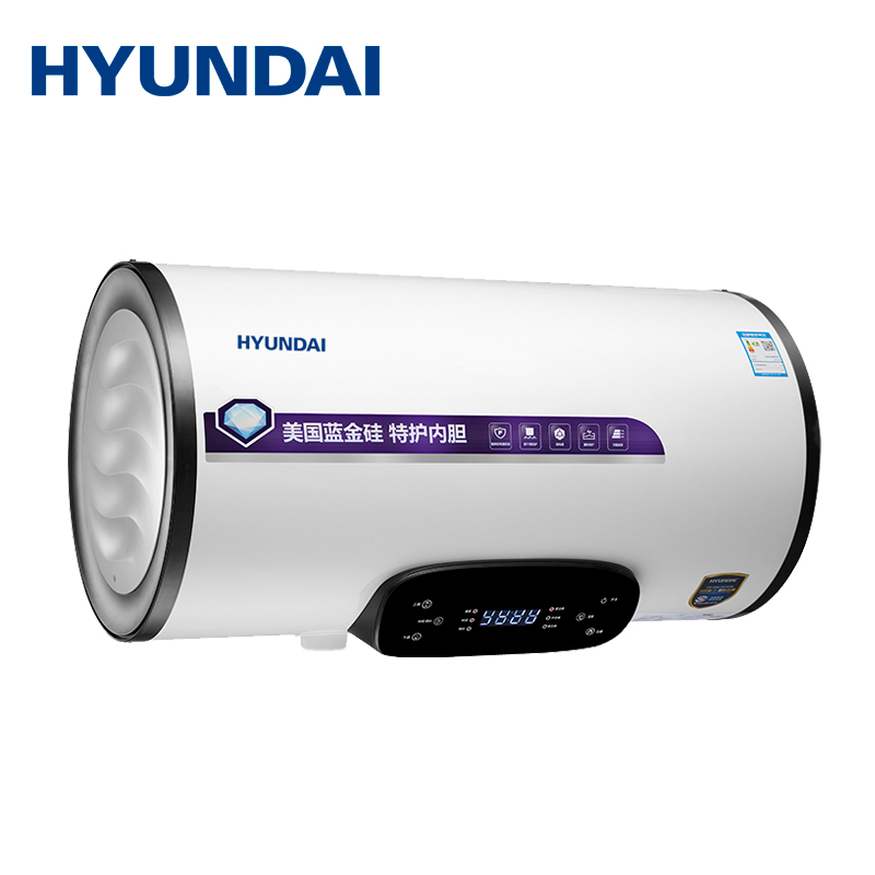 韩国现代(HYUNDAI)Y06 电热水器 40升储水式用 速热电热水器 出水断电 圆桶触摸电脑版 2000W