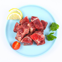 中粮家佳康(JOYCOME)臻味牛肉块1000g 冰冻冷鲜牛肉 健康排酸 均匀切块