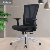 优百丽,U-033B,电脑椅老板椅网布会议办公椅员工靠背椅家用升降转椅客厅可升降