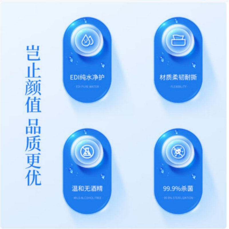 澳得迈 手口湿巾 80片*5 WW-01*5 单位:套高清大图