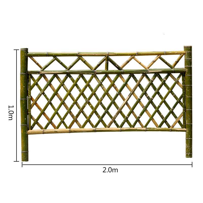 竹篱笆栅栏围栏户外室外闪电客竹子栏杆围墙护栏菜园庭院小花园花坛