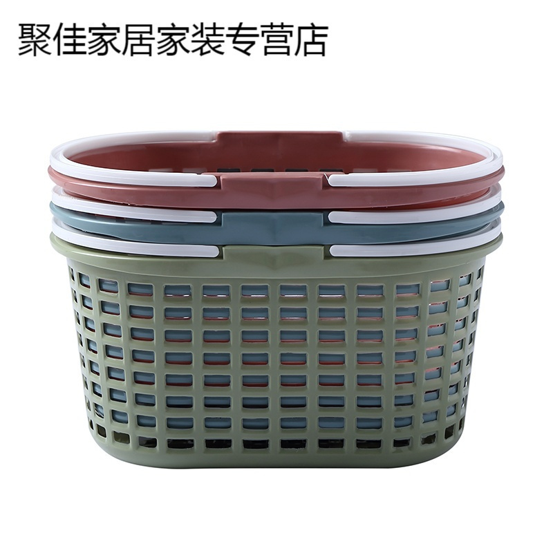 家柏饰(CORATED)洗澡篮沐浴篮洗漱小篮子浴室浴筐收纳篮储物筐收纳筐高清大图