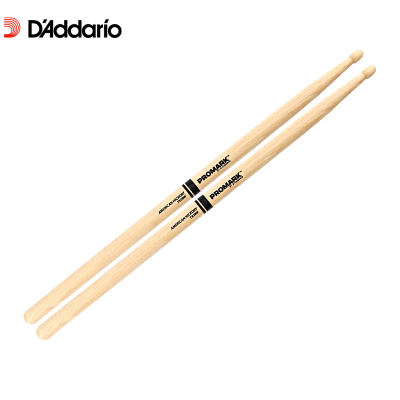 达达里奥(D'Addario)TX2BW鼓棒传统系列美产正品Promark椭圆形2B 进口胡桃木架子鼓槌鼓锤