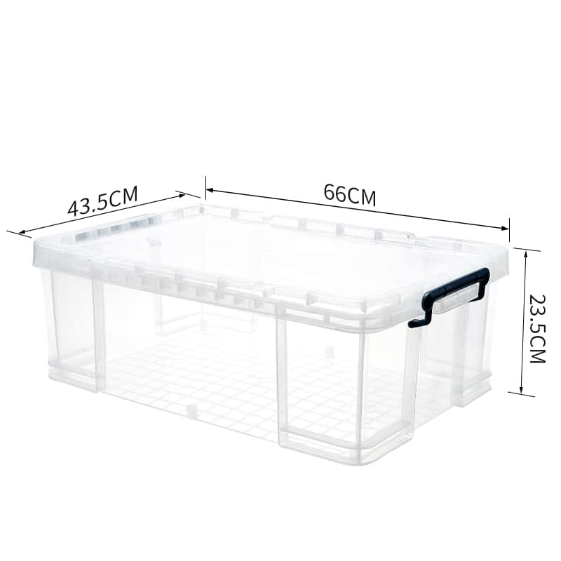 鑫木樽透明储物箱66*43.5*23.5cm个高清大图