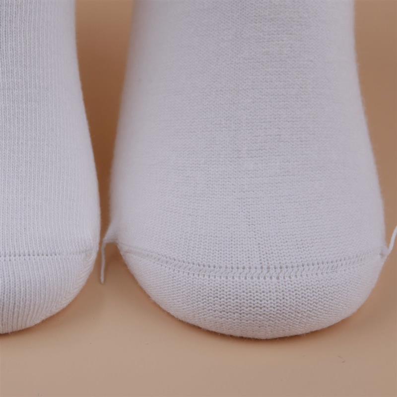 儿童袜子春秋冬款男童短袜女童中筒袜学生袜白袜白色运动港式棉袜d6